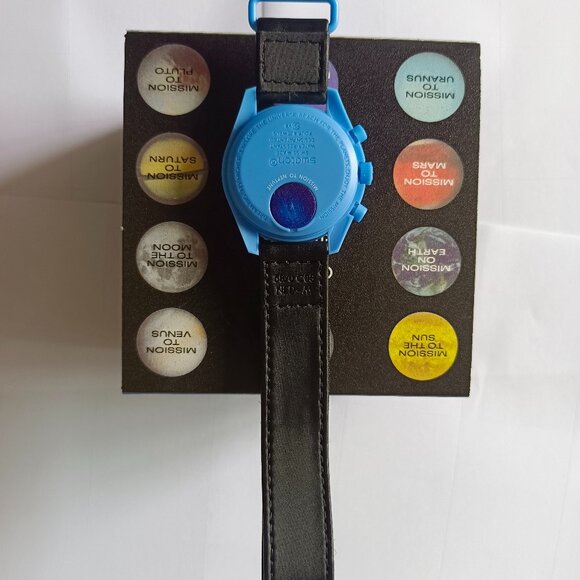 Swatch x Omega Bioceramic Moonswatch Mission to Neptune  🍩Swatch X Omega🍩 Speedmaster Mission To Neptune MoonSwatch Neptun